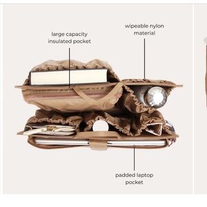 ToteSavvy bag organizer (new)